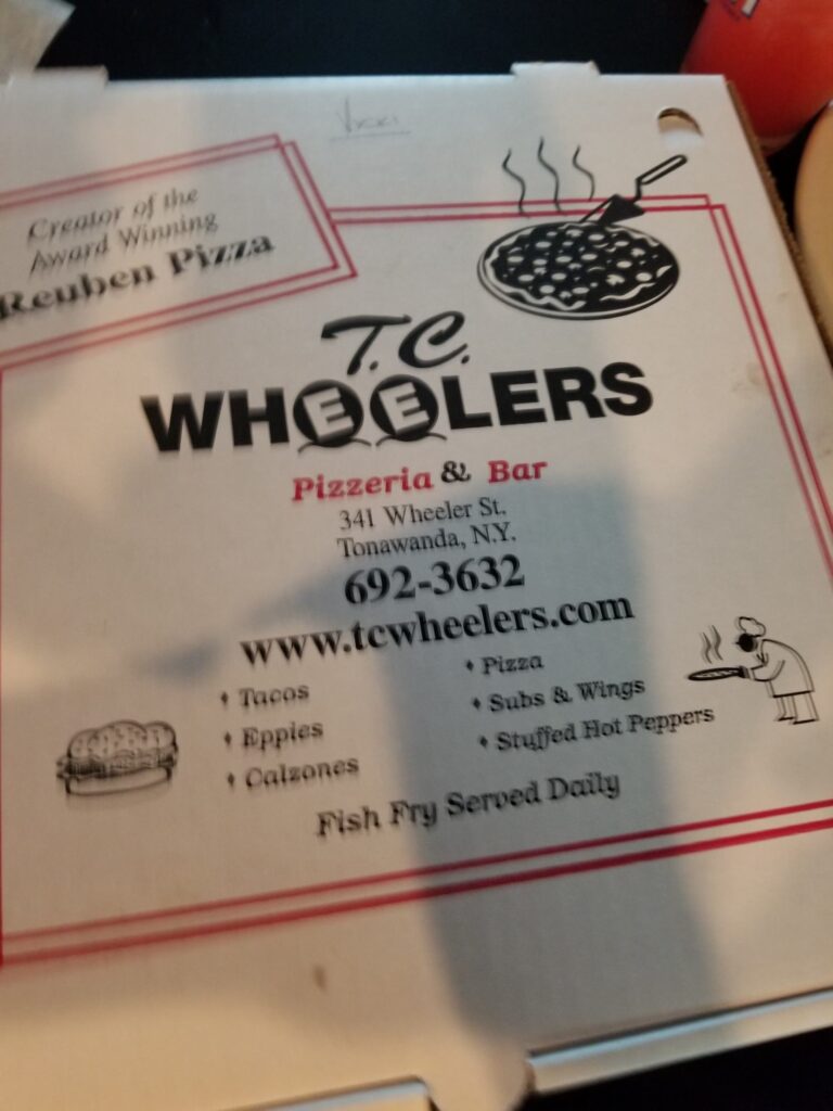 T.C. Wheelers Bar & Pizzeria Menu 8
